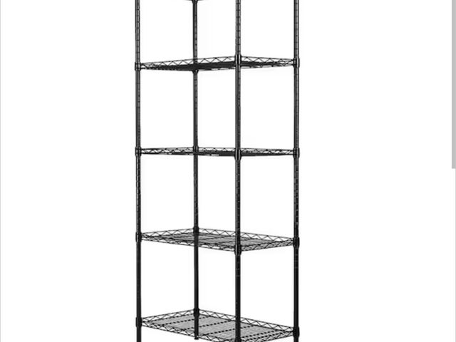 Lot 96-162326 - Karl home
Black 5-Tier Heavy Duty Steel Freestanding Garage Storage Shelving Unit (21.3 in. W x 59 i...