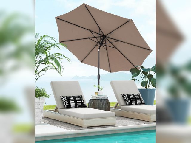 Lot 96-227595 - Costway Umbrella 
Exact model may vary from stock photo 
New