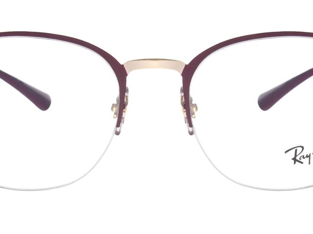 Lot 96-167366 - Ray-ban RX6422 Gold On top Matte beige Eyeglasses MSRP $158 
New.