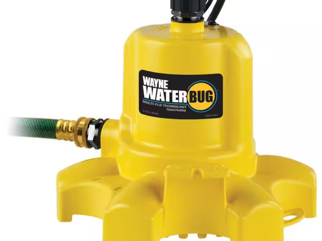 Lot 96-175051 - Wayne 1/6 HP WaterBUG Submersible Utility Pump with Multi-Flo Technology MSRP $135 Unused Untested