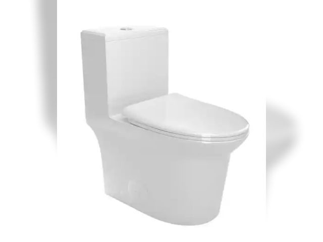 Lot 96-174570 - Standard Series 12 in. 1-Piece 1.1/1.6 GPF Dual Flush Elongated Toilet in Gloss White Seat Included
...