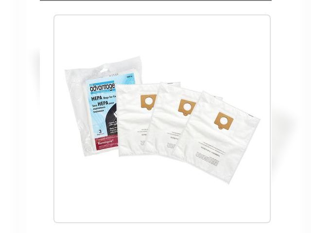 Lot 96-163130 - Advantage Kenmore Q - C Canister
HEPA Vacuum Bags (3-Bags) New