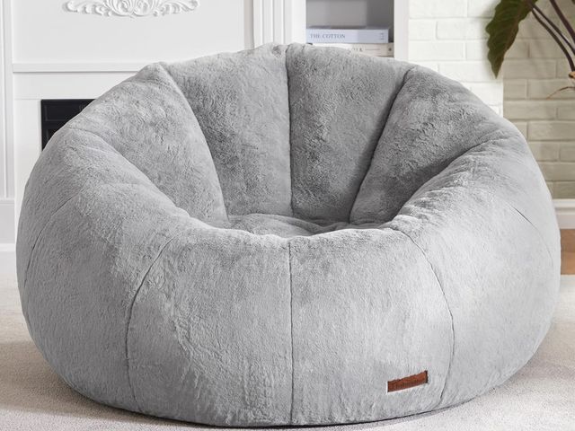 Lot 96-198018 - Hobestluk Bean Bag Chairs Large Bean Bag Couch for Adults Stuffed Sofa Chair Comfy Giant Bean Bag Ch...