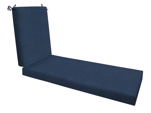 Lot 96-170151 - GRAY Honeycomb Outdoor Essentials Chaise Lounge, 21 x 70, Hampton Texture Chair Cushion for Patio Fu...