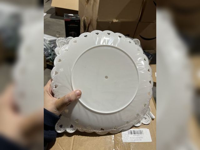 Lot 96-190917 - 2 pack cupcake stand white stock photo NA New