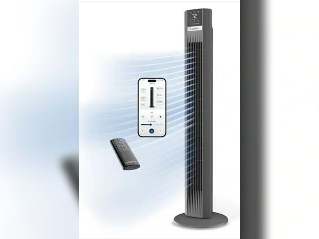 Lot 96-166716 - Lasko
Xtra Air 48 in. 12-Speed Smart Tower Fan in Gray w/ DC Motor, Works w/ Alexa, Google, Whisper ...
