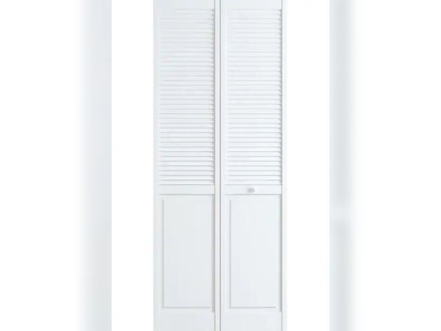Lot 96-178255 - Veranda 24 in. x 80 in. Louver/Panel Pine White Interior Closet Bi-fold Door

Appears unused. Does n...