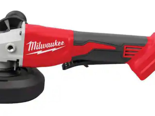 Lot 96-175226 - Milwaukee
M18 18V Lithium-Ion Brushless Cordless 4-1/2 in./5 in. Grinder w/Paddle Switch (Tool-Only)...