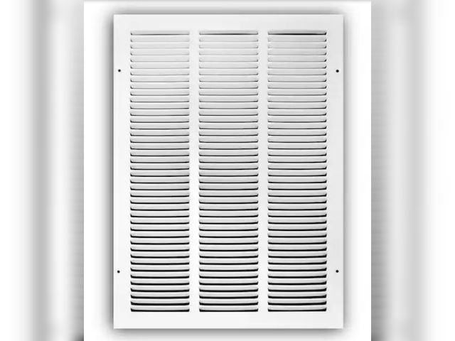 Lot 96-232586 - Box of 6 Everbilt 14 in. x 20 in. Steel Return Air Grille in White New  Msrp $125.04