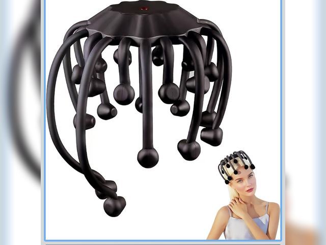Lot 96-177668 - Electric Scalp Massager, 360° Octopus Head Massager Automatic 5 Modes Scalp Stress Relax Device with...