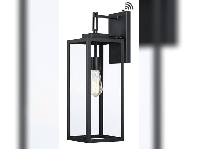 Lot 96-187727 - 22 Inch Outdoor Wall Light Dusk to Dawn, Extra Large Wall Lantern for House Exterior Wall Sconce wit...