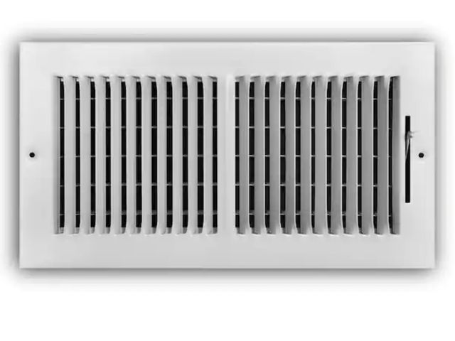 Lot 96-163301 - Everbilt
12 in. x 6 in. 2-Way Steel Wall/Ceiling Register in White
New