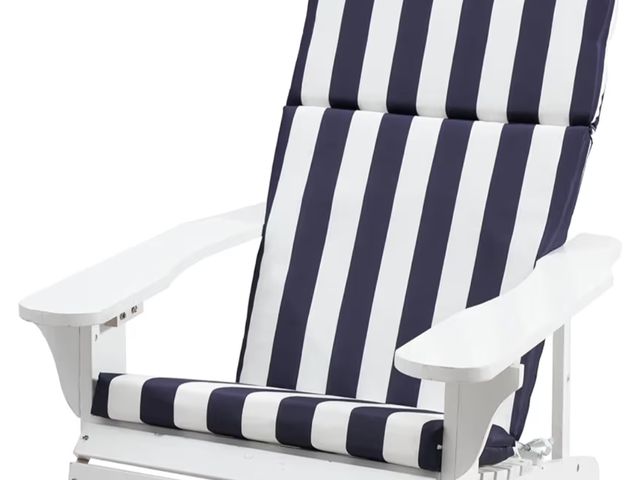 Lot 96-227663 - Adirondack Chair High Density Foam Cushions, High Back Outdoor Rocking Chair Cushion New