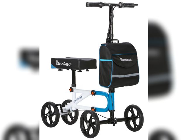 Lot 96-180632 - Knee Scooter，Knee Scooter for Adults for Foot Surgery，Steerable Knee Walker for Foot Injuries Compac...