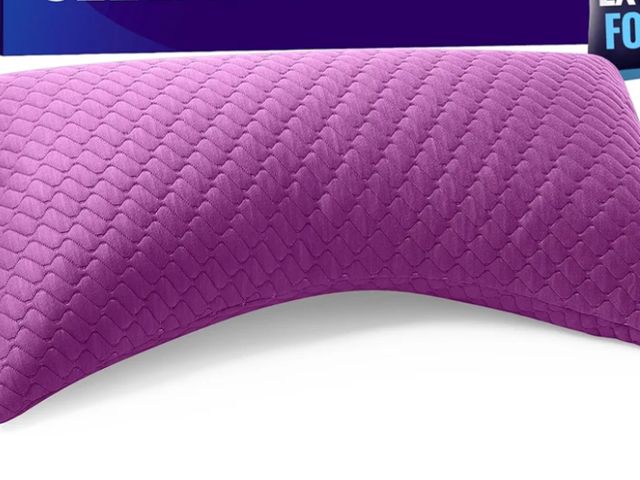 Lot 96-169732 - Sidney Sleep Pillow for Side and Back Sleepers - Comfort for Neck and Shoulder Pain - Adjustable and...