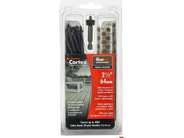 Lot 96-170767 - FastenMaster Collated Cortex Hidden Fastening System for Fiberon ArmorGuard Decking - 2-1/2in screws...