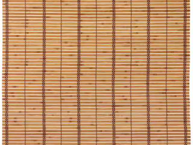 Lot 96-162843 - Oriental Furniture Burnt Bamboo Cordless Window Shade Two-Tone Honey 24 in. W x 72 in. L

New
