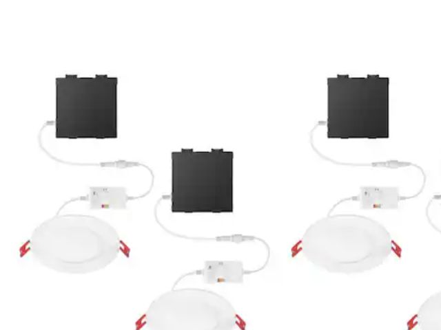 Lot 96-181845 - Commercial Electric
Elite Series 4 in. LED DuoBright, 3-Level Lumen Select, Ultraslim Canless Recess...