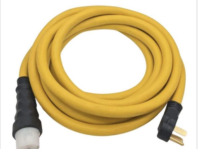 Lot 96-198293 - Connecticut Electric 25 ft. SJT 50 Amp 125/250-
Volts NEMA 14-50P to
SS2-50R Generator Extension
Cor...