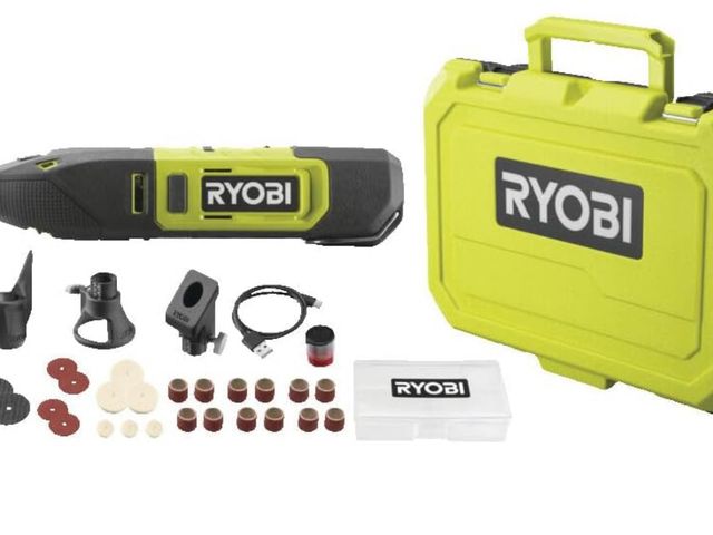 Lot 96-164810 - Ryobi RRT12-120BA3/35 12V Cordless Rotary Tool (1 x Integrated 12V Battery) New