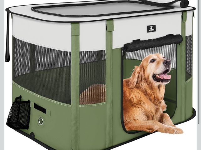 Lot 96-176932 - X-ZONE PET Dog Playpen, Puppy Cat Play Pen Portable Foldable Indoor/Outdoor Tent Crate Cage, Portabl...