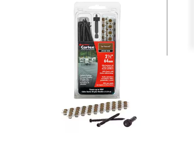 Lot 96-179381 - FastenMaster
Collated Cortex Hidden Fastening System for Trex Transcend Decking - 2-1/2 in. screws a...