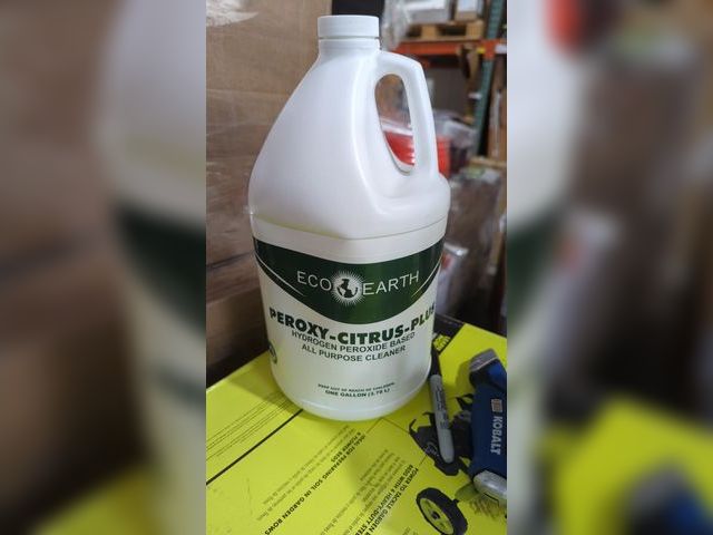 Lot 96-179955 - Exo-Earth One Gallon Jug of ALL PURPOSE CLEANER HYDROGEN PEROXIDE BASED PEROXY-CITRUS-PLUS New