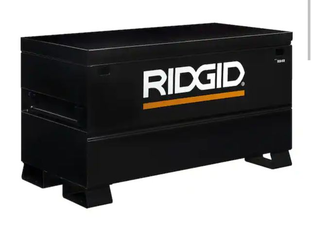 Lot 96-171901 - RIDGID 48 in. W x 24 in. D x 28.5 in. H Universal Storage Chest Unused, has a couple small dents. MS...