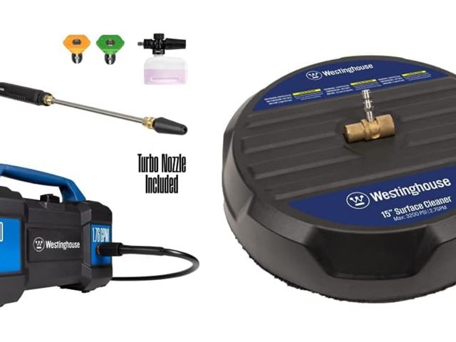 Lot 96-170549 - Westinghouse ePX3100v Electric Pressure Washer, 2100 Max PSI 1.76 Max GPM, Built-in Carry Handle &am...