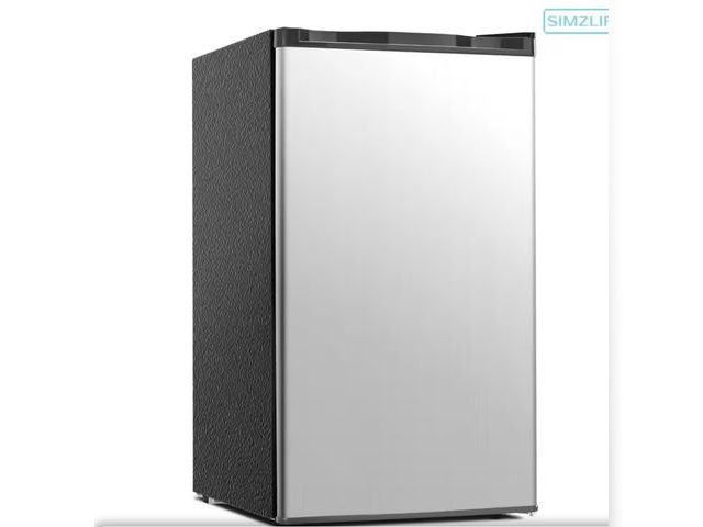 Lot 96-163552 - SIMZLIFE
17.5 in 3.2 cu.ft. Compact Mini Refrigerator with Freezer, Reversible Door, Adjustable Ther...