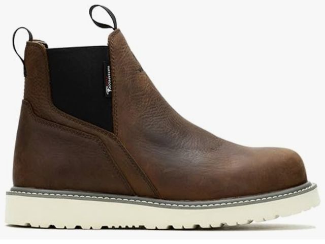 Lot 96-180433 - Wolverine Trade Wedge Work Romeo Leather Mens Shoes Size 9.5 New MSRP $120