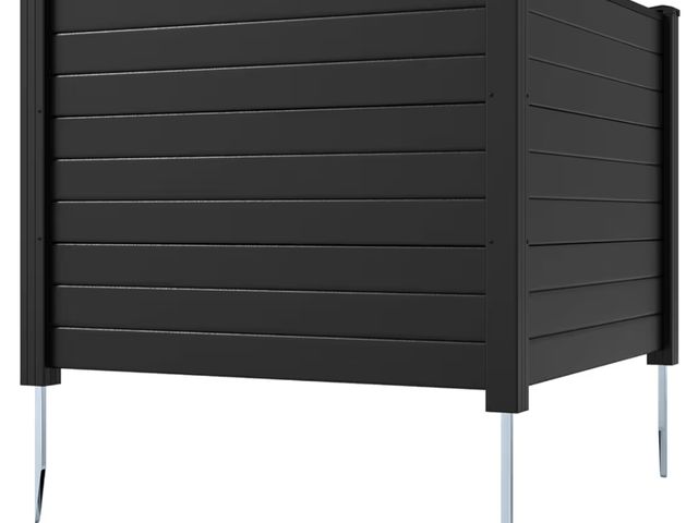 Lot 96-226986 - S AFSTAR 2 Panels Outdoor Privacy Fence, 48” x 38” Air Conditioner Fence with Metal Ground Stakes, D...