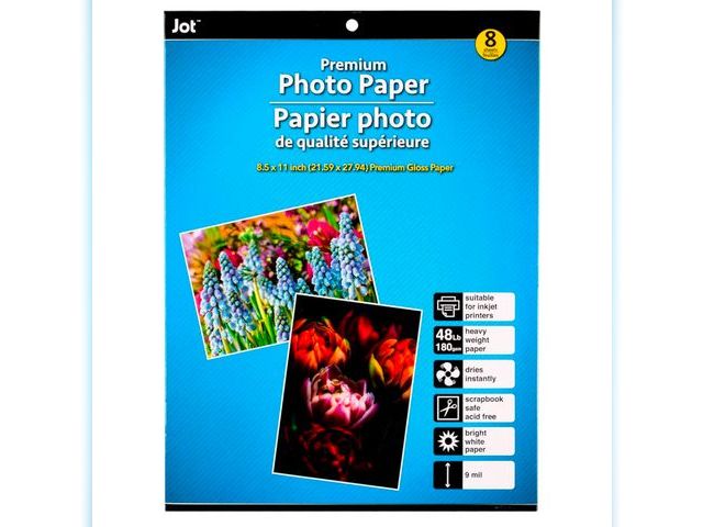 Lot 96-183731 - 22 Packs Of Premium Gloss Photo Paper 8.5 in x 11 in (8 sheets/ pack) 176 sheets total 
New 
MSRP $2...