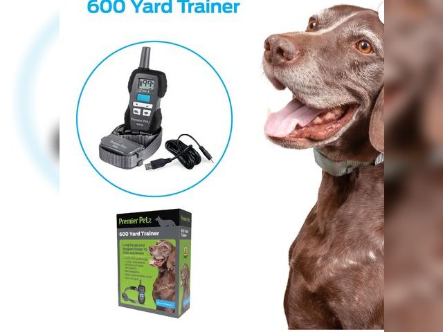 Lot 96-167411 - Premier Pet 600 Yard Remote Trainer: 3 Correction Modes: Tone, Vibration, &amp; Static, Rechargeable...