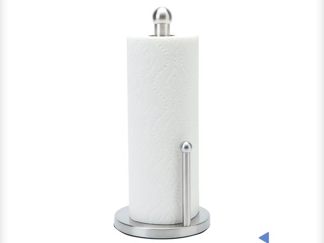 Lot 96-180062 - Kitchen Details Paper Towel Holder &amp; Dispenser | Holds Standard Size Roll | Freestanding | Count...