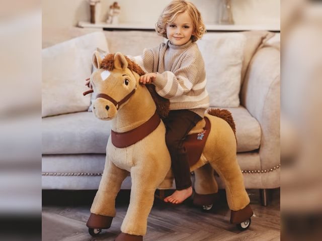 Lot 96-181017 - PonyCycle Ride on Horse Ride on Toys Riding Horse Ride on Pony for Toddlers 3-4 with Brake Essential...