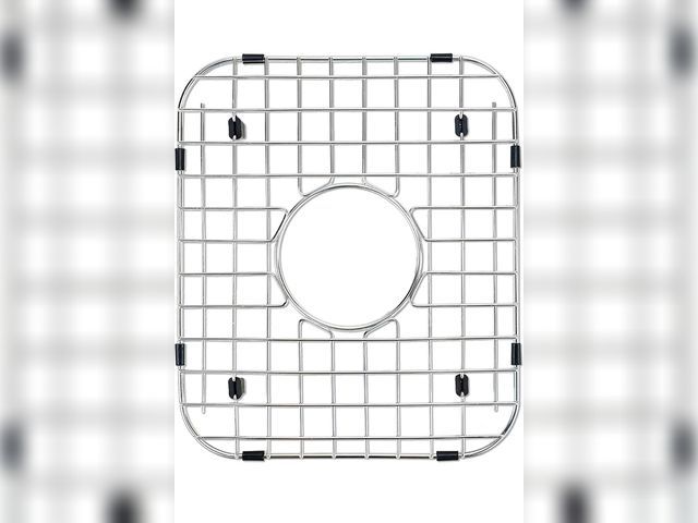 Lot 96-191823 - Set of 2 Sink Protectors for Kitchen Sink, Stainless Steel Protective Grid 13 5/8 x 11 5/8 Inch, Sin...