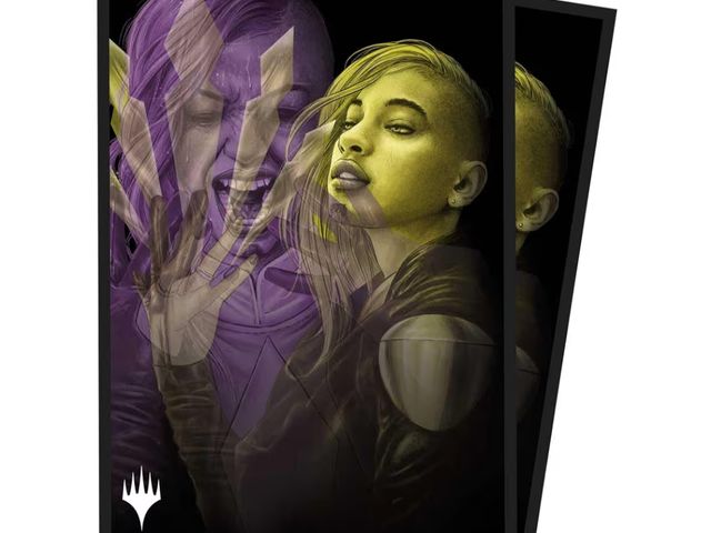 Lot 96-193633 - 6 packs of Ultra Pro - Duskmourn 100ct Deck Protector Sleeves for MTG - Features Artwork of Niko, Li...