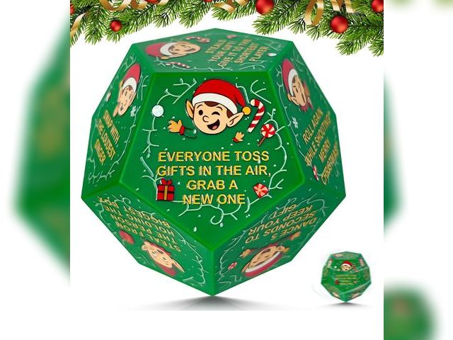 Lot 96-189491 - Santa Swap Gift Exchange Dice,2025 for Grandkids, Christmas Stocking Stuffers for Teens Girls Boys M...
