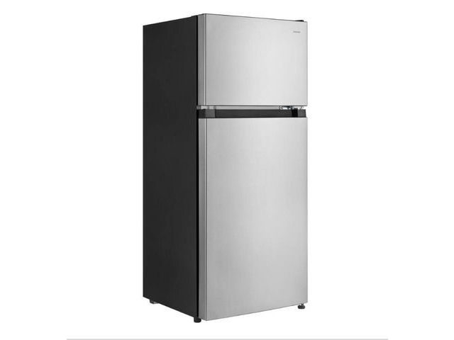 Lot 96-175307 - Vissani 4.5 cu. ft. 2-Door Mini
Refrigerator in Platinum Steel with Freezer MSRP $259 New