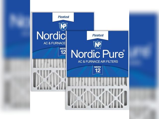 Lot 96-173894 - Nordic Pure 16x25x5 (15_3/4 x 24_3/4 x 4_3/8) Honeywell/Lennox Replacement MERV 12 Air Filters 2 Pac...