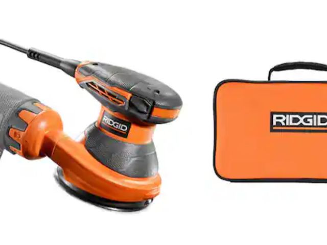 Lot 96-179620 - RIDGID
3 Amp Corded 5 in. Random Orbital Sander with AIRGUARD Technology
New some have box damage