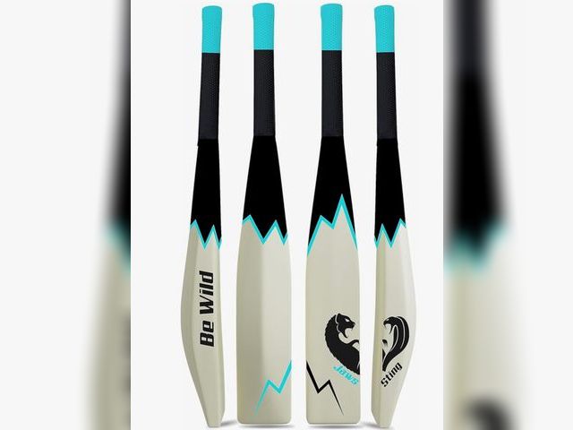 Lot 96-164007 - Be Wild Heavy Duty Plastic Cricket Bat Full Plastic bat Hard Plastic Bat Cricket bat Full Size for A...