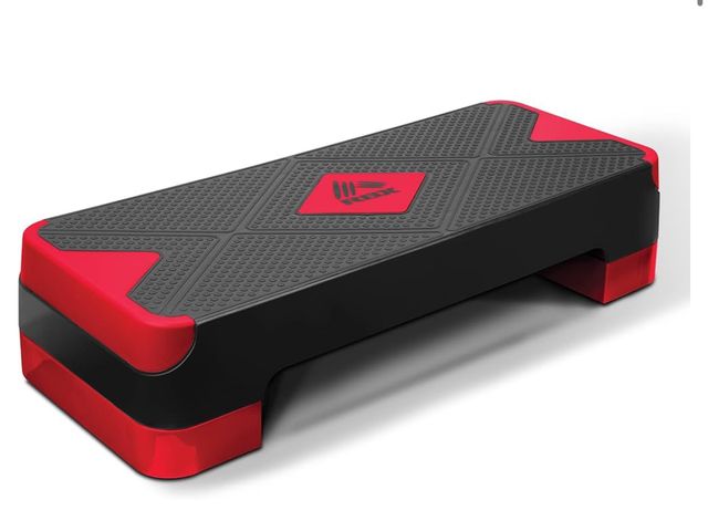 Lot 96-211464 - Aerobic Exercise Step, Adjustable Aerobic Stepper for Exercise, Workout Step Platform for Step Up, 2...