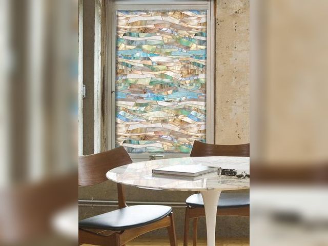 Lot 96-167386 - Artscapen24 in. x 36 in. Terrazzo Decorative Window Film

New