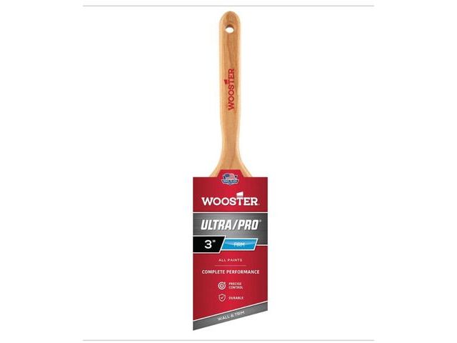 Lot 96-179552 - Wooster 3 in. Nylon/Polyester Ultra/ Pro Firm Angle Sash Brush New