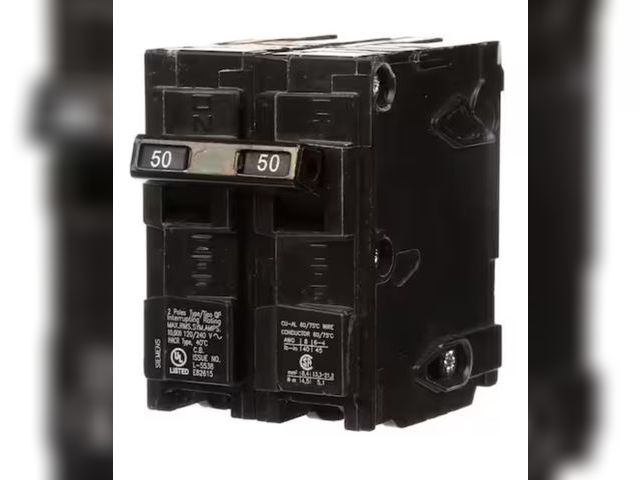 Lot 96-164077 - Siemens 50 Amp 2-Pole Type QP Circuit Breaker
New