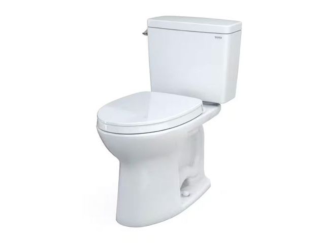 Lot 96-183664 - TOTO
Drake 12 in. Rough In Two-Piece 1.6 GPF Single Flush Elongated Toilet in Cotton White, SoftClos...