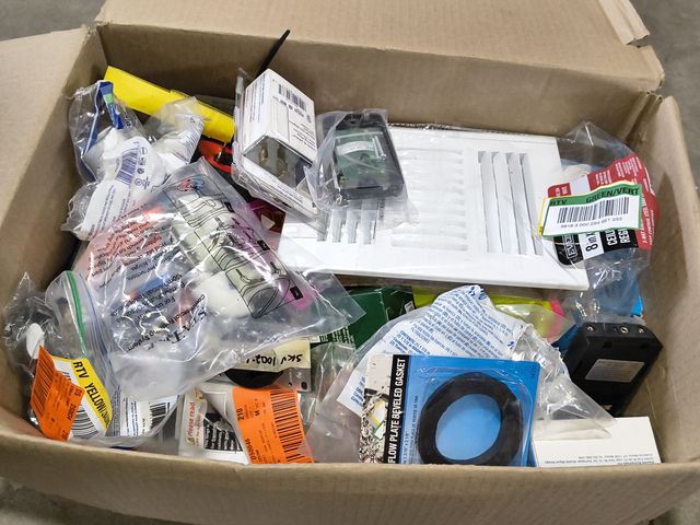 Lot 96-211810 - Mixed Box of Home Depot Items 
All conditions (some new - some used)