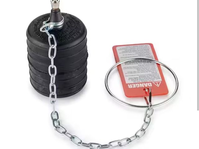 Lot 96-162743 - CHERNE 3 in. Rubber Test-Ball Pipe Plug New